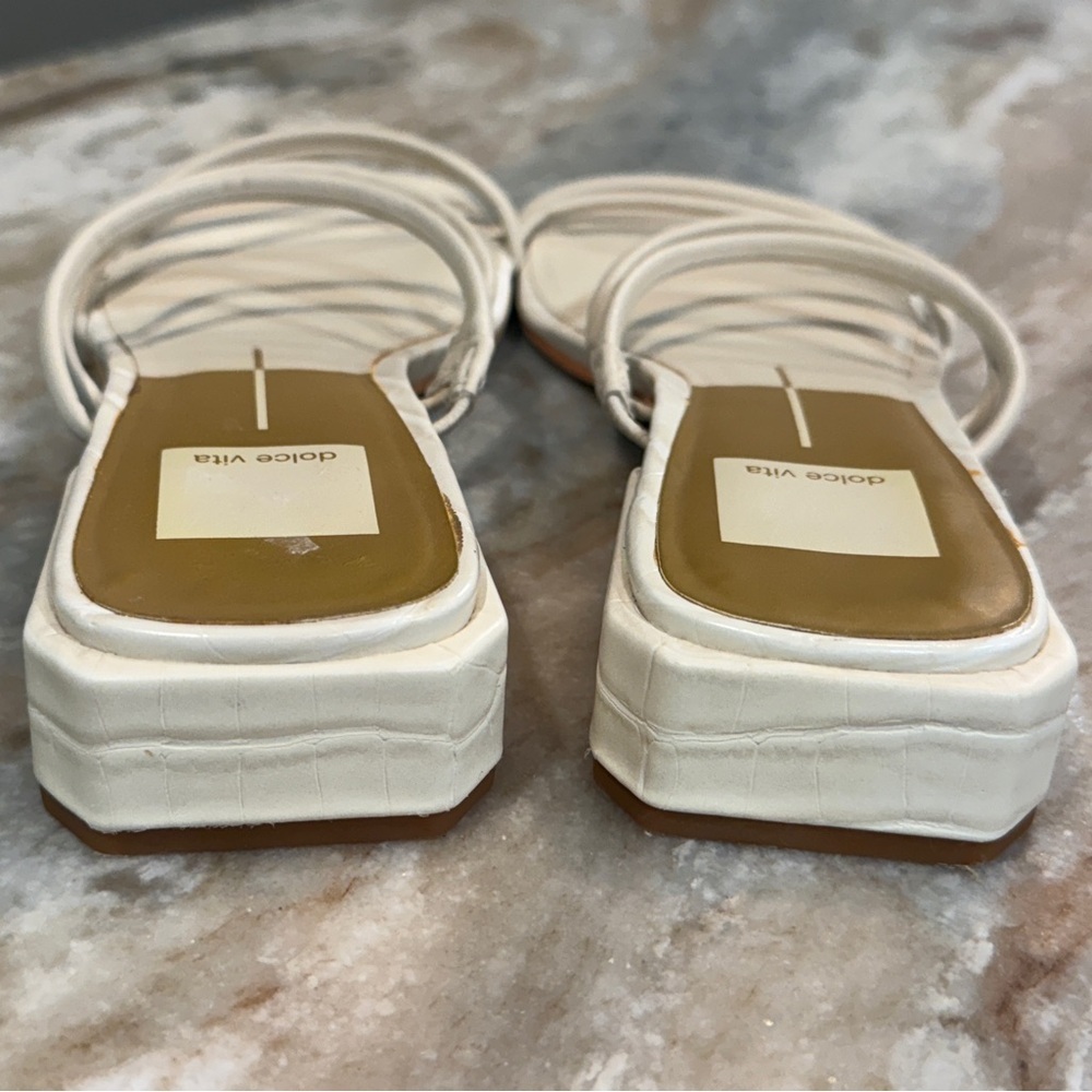 Women’s DOLCE VITA Haize ivory strappy sandals- Size 7.5 - Picture 5 of 7
